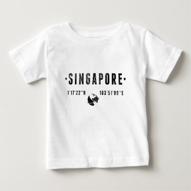 Singapur Baby T-shirt (Vorderseite)