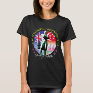Singapur Bicentennial Collection v2 - Dark Fabric T-Shirt