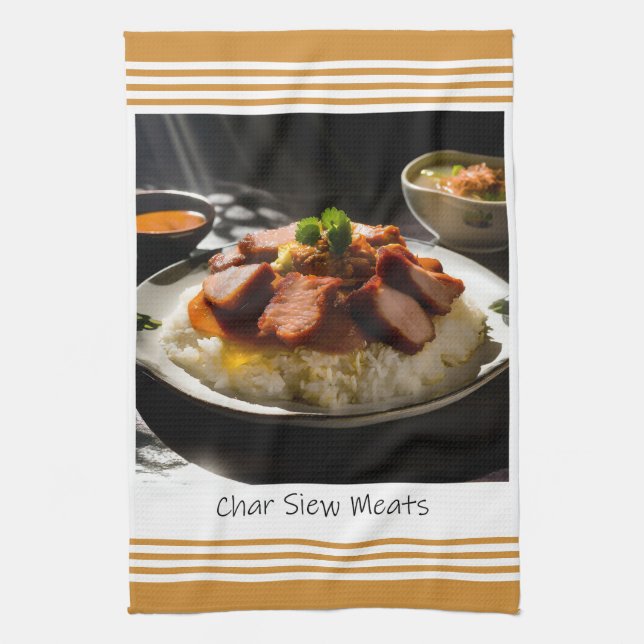 Singapur Char Siew Meats Küchentuch (Vertikal)