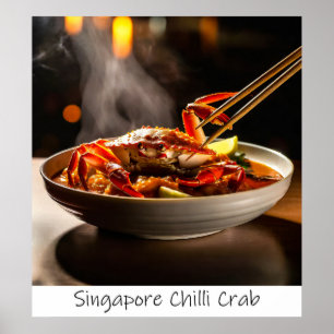 Singapur Chili Crab - Print Poster