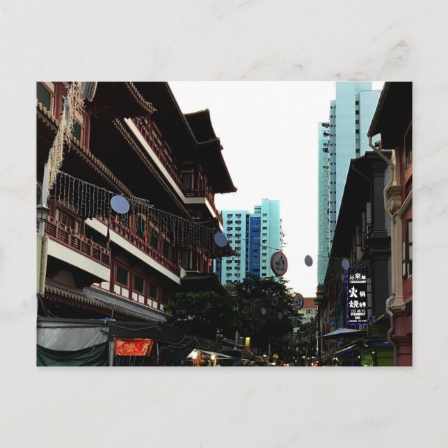 Singapur Chinatown #2 Postcard Postkarte (Vorderseite)