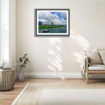 Singapur City Skyline Marina Bay Sands Tugboat