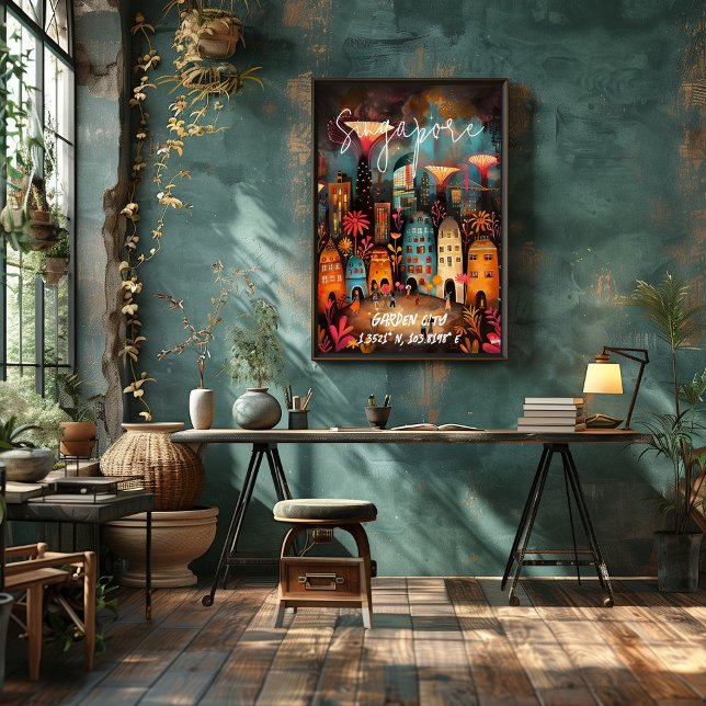 Singapur: Ciudad Jardín Poster (Von Creator hochgeladen)