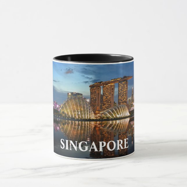 Singapur Custom Panorama Cup Tasse (Zentrum)