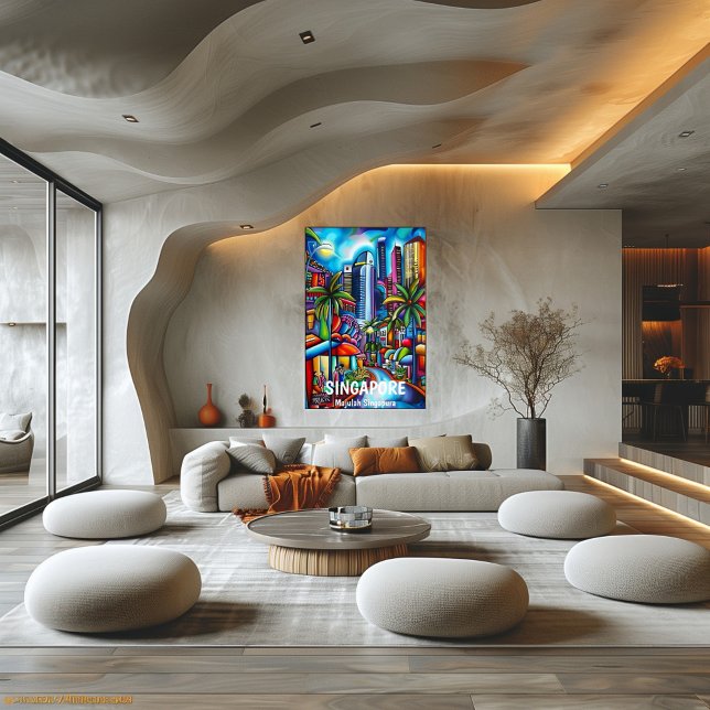 Singapur en Arte Contemporáneo Poster (Von Creator hochgeladen)