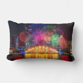 Singapur Fireworks throw Kopfkissen Lendenkissen