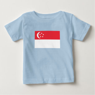 Singapur-Flagge Baby T-shirt
