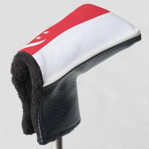 Singapur-Flagge Golf Headcover