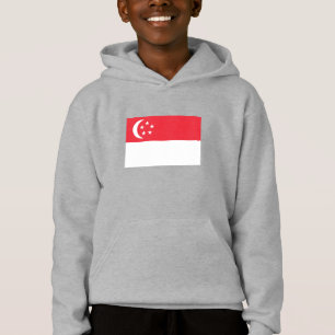 Singapur-Flagge Hoodie