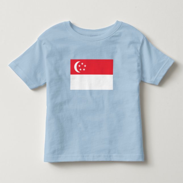 Singapur-Flagge Kleinkind T-shirt (Vorderseite)