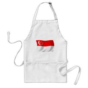Singapur-Flagge-Schürze Schürze
