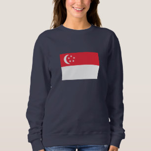 Singapur-Flagge Sweatshirt