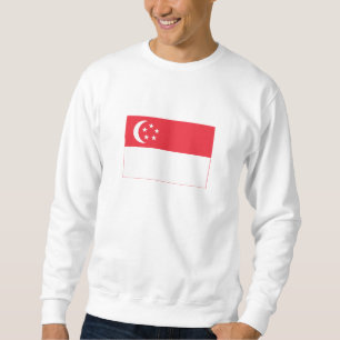 Singapur-Flagge Sweatshirt