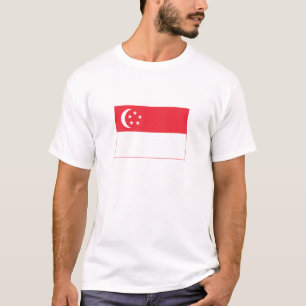 Singapur-Flagge T-Shirt