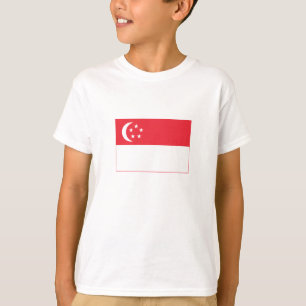 Singapur-Flagge T-Shirt