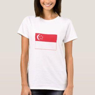 Singapur-Flagge T-Shirt
