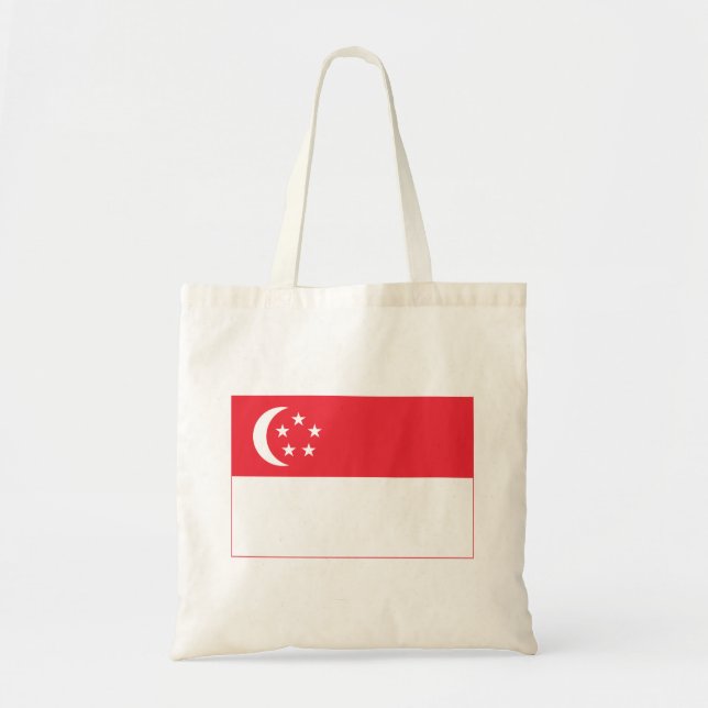 Singapur-Flagge Tragetasche (Vorne)