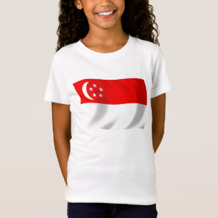 Singapur-Flaggen-Shirt T-Shirt