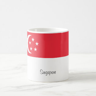 Singapur-Flaggen-Tasse Tasse