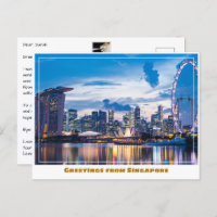 Singapur Flyer & Marina Bay Sands Modern