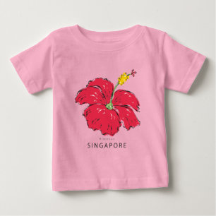 SINGAPUR HIBISKUS COLLECTION BABY T-SHIRT