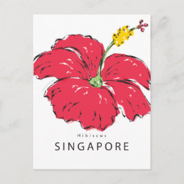 SINGAPUR HIBISKUS COLLECTION POSTKARTE