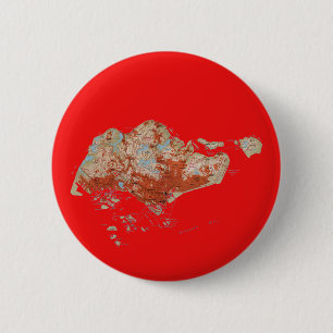 Singapur-Karten-Knopf Button