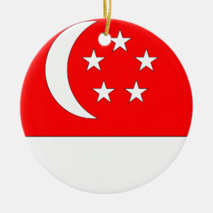Singapur Keramik Ornament