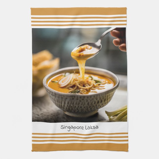 Singapur Laksa Küchentuch (Vertikal)