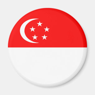 Singapur-Landesflaggenationssymbol Magnet