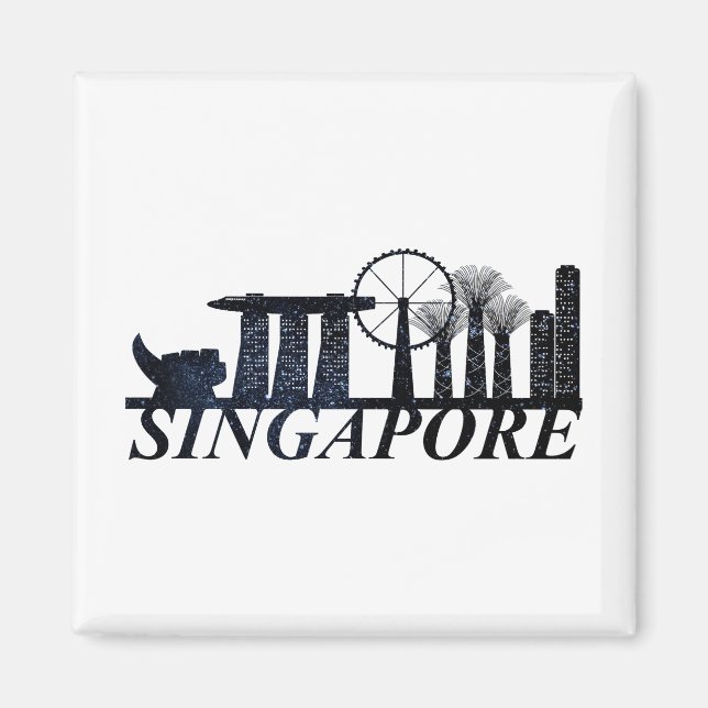 Singapur Magnet (Vorne)