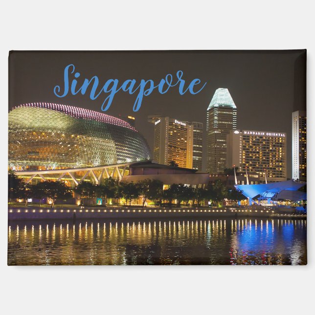 Singapur Magnet Souvenir Geschenk (Vorderseite)