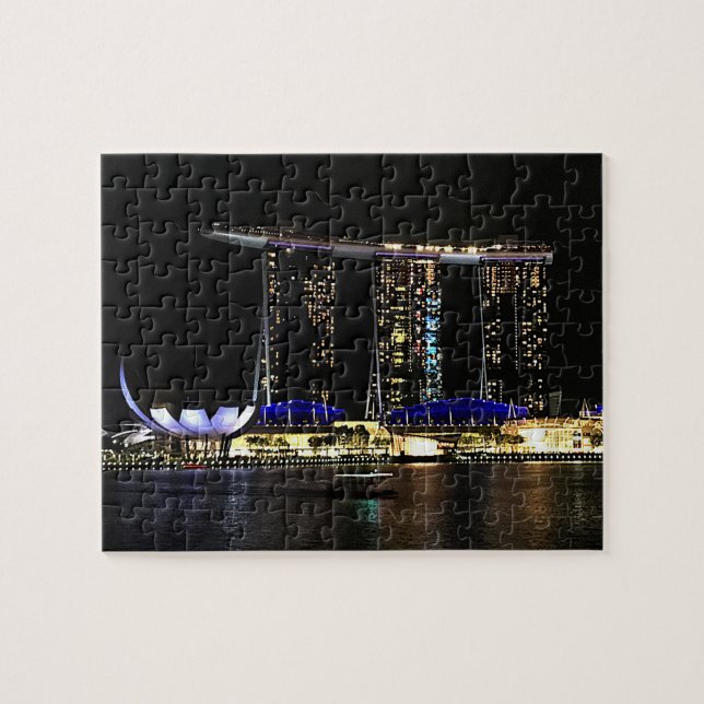Singapur Marina Bay Sands #1-2 Jigsaw Puzzle (Horizontal)