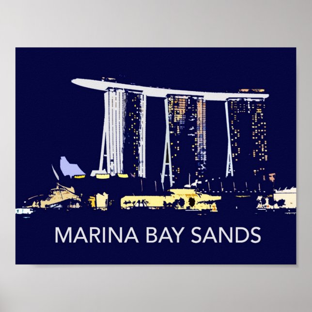 Singapur Marina Bay Sands Poster (Vorne)