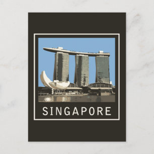 Singapur Marina Bay Sands Postkarte