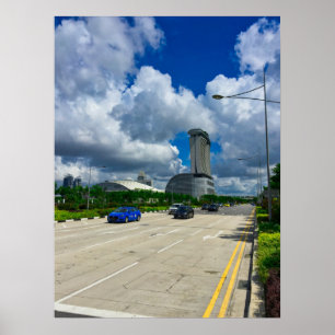 Singapur Marina Bay Sands Skyline Poster