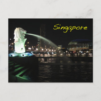 Singapur Merlion Postkarte