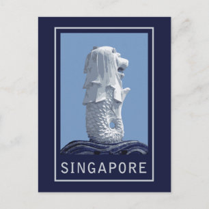 Singapur Merlion Postkarte
