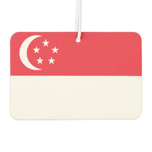 Singapur-Nationalflagge Autolufterfrischer