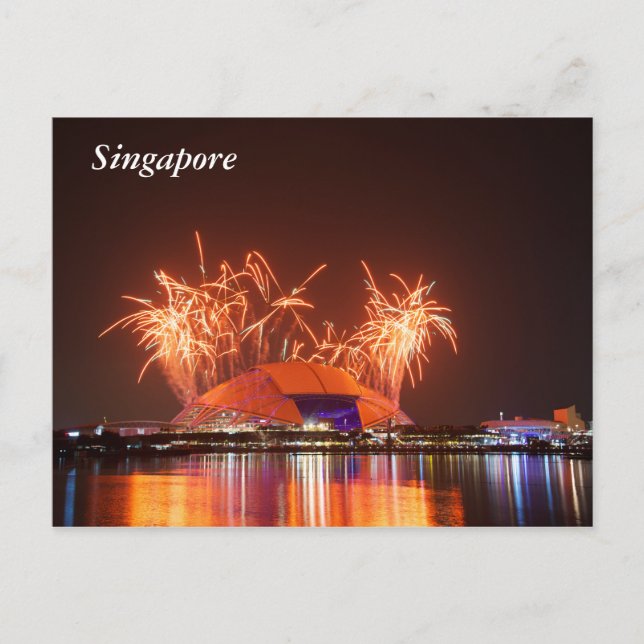Singapur-Nationalstadion Postkarte (Vorderseite)