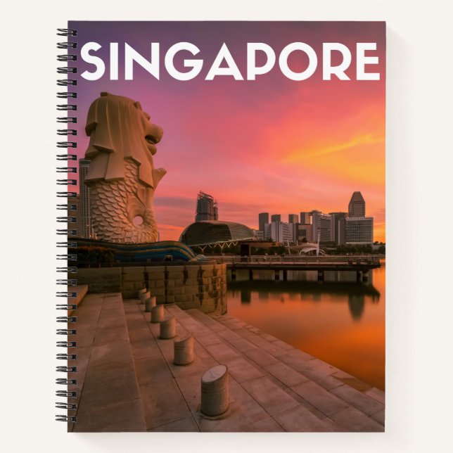 Singapur Notizbuch (Vorderseite)