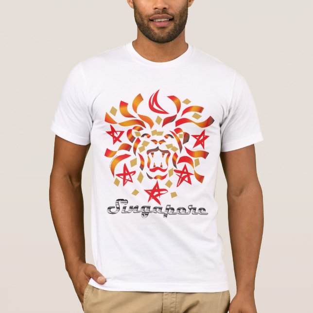 Singapur-Patriot (Löwe-Stadt) T-Shirt (Vorderseite)