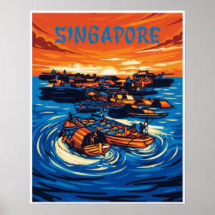 Singapur-Plakat Poster