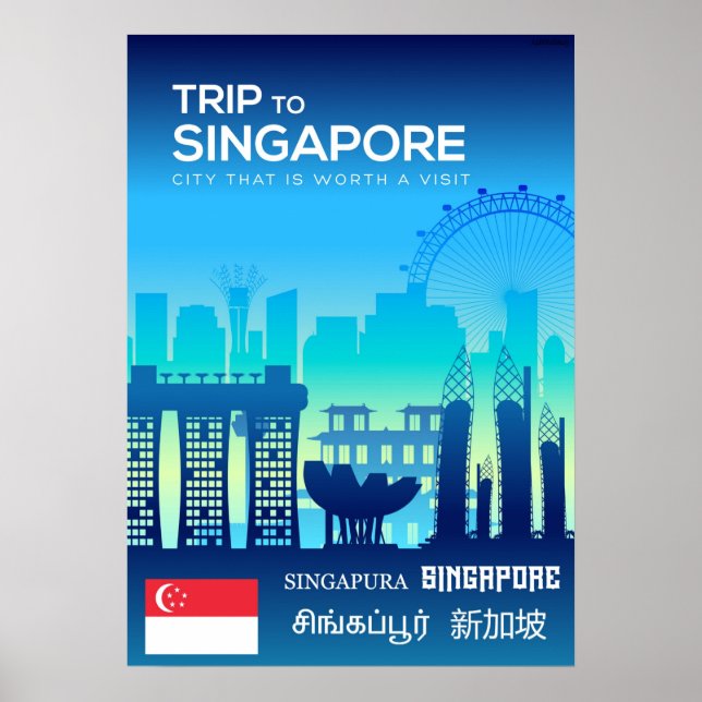 Singapur Poster (Vorne)