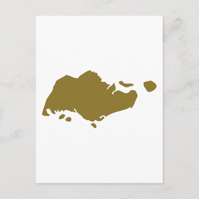 Singapur Postkarte (Vorderseite)