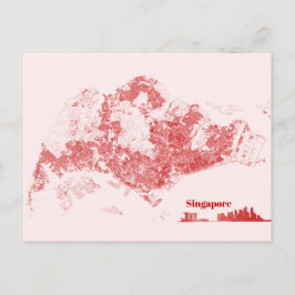 Singapur Postkarte