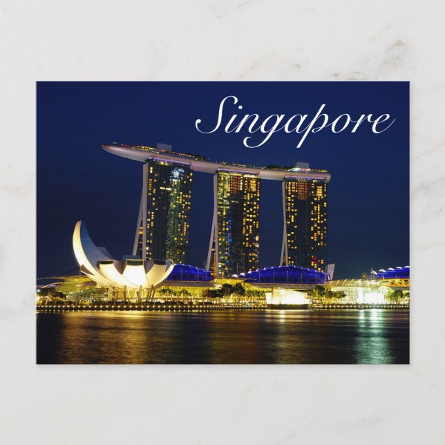 Singapur Postkarte (Vorderseite)
