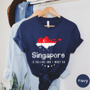 Singapur ruft an und ich muss T - Shirt gehen