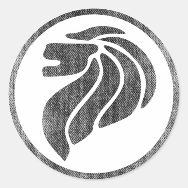 SINGAPUR RUNDER AUFKLEBER (Vorderseite)