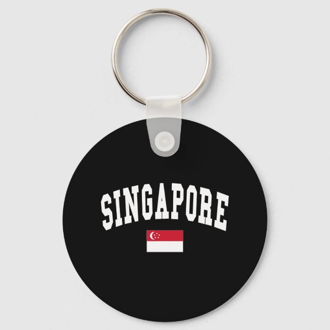 SINGAPUR SCHLÜSSELANHÄNGER (Vorderseite)